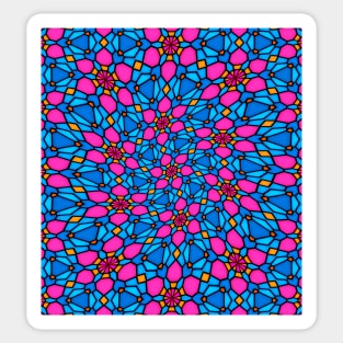 Beautiful Stained Glass Pattern Sticker